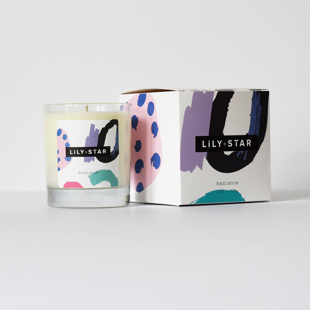 Lily + Star Radiance Candle and Box