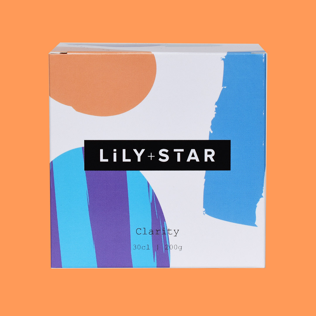 Lily + Star Clarity Box Orange Background