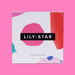 Lily + Star Illuminate Box Pink Background