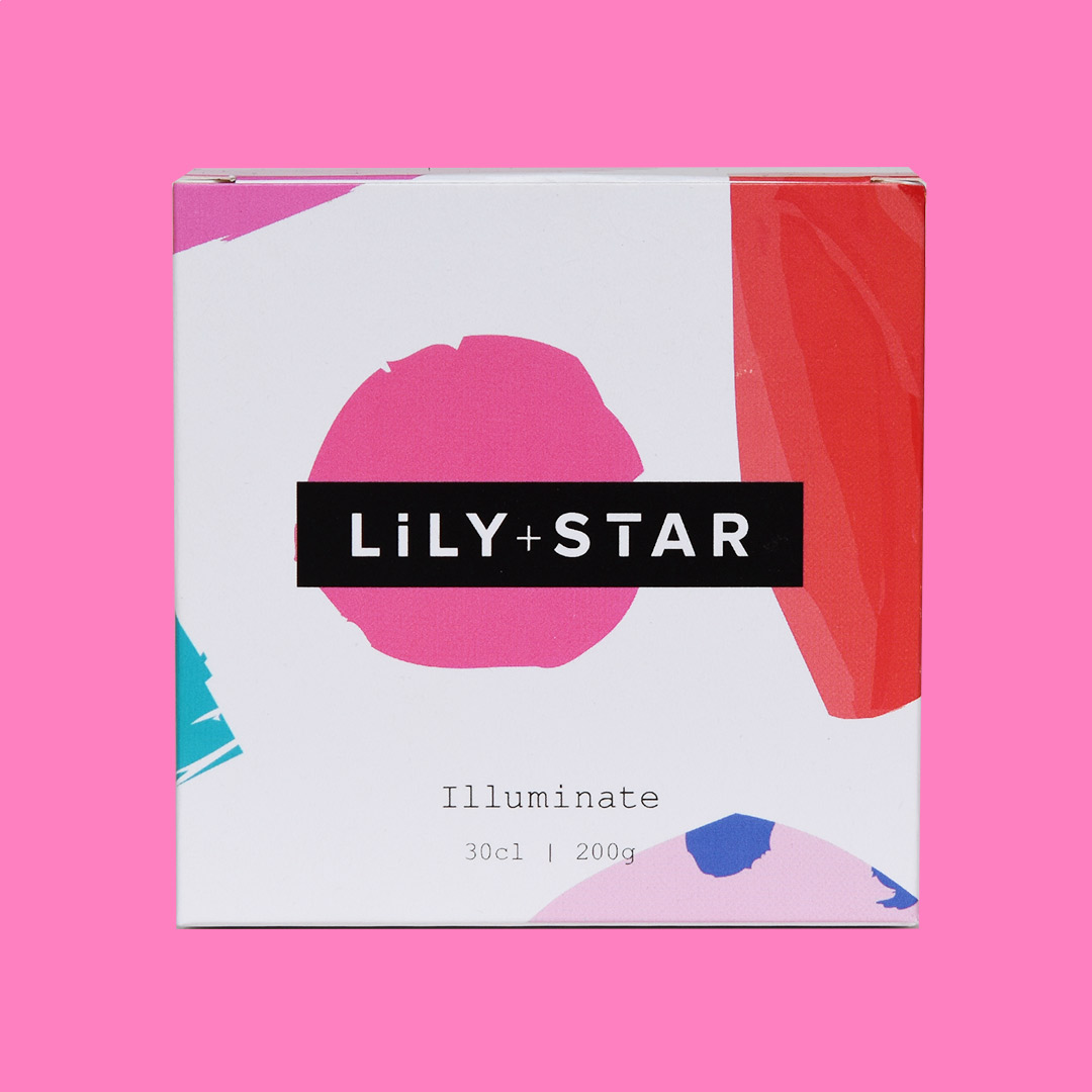 Lily + Star Illuminate Box Pink Background