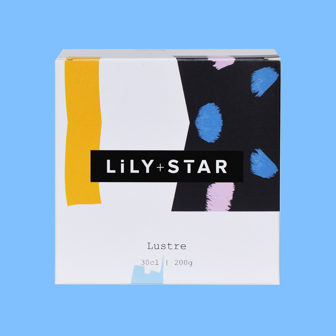 Lily + Star Lustre Box Blue Background